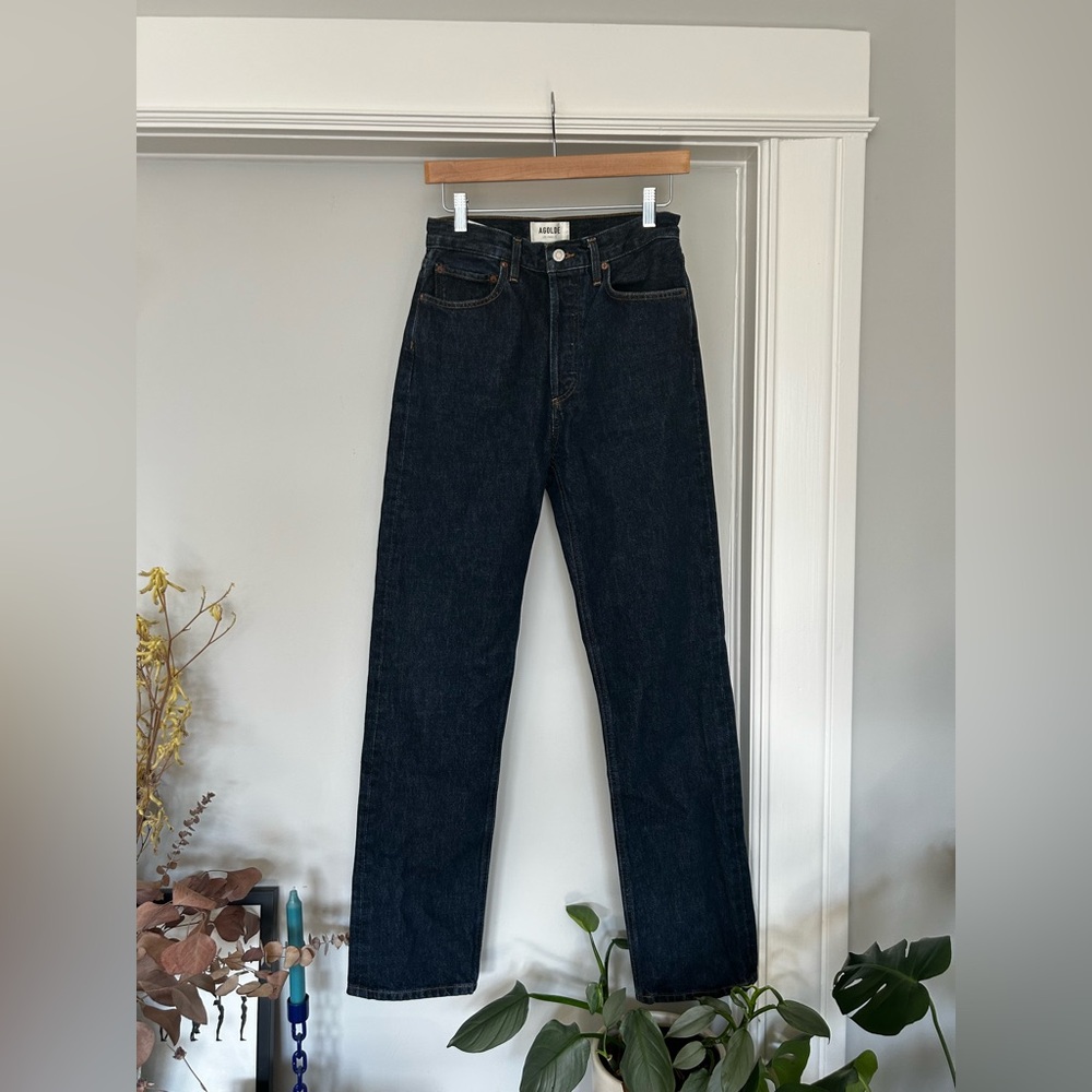 Agolde 90s Pinch Waist Jeans LONG, Pendulum, size 26 TALL - Picture 2 of 6